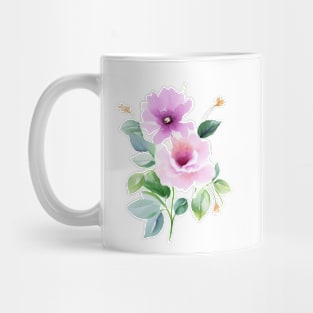 Beautiful Botanical Flower Mug